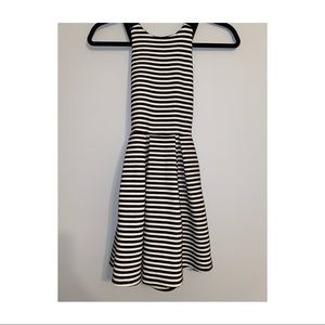 Striped skater dress